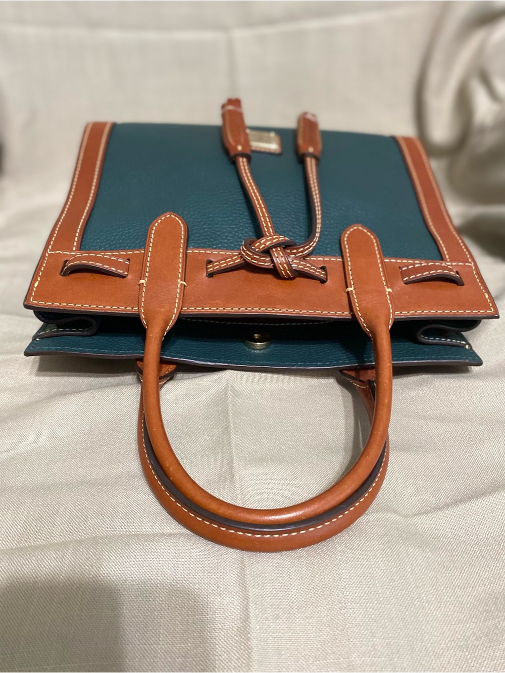 Forest Green Dooney & Bourke Bag & Wallet Set Pebble Leather - Picture 10 of 13